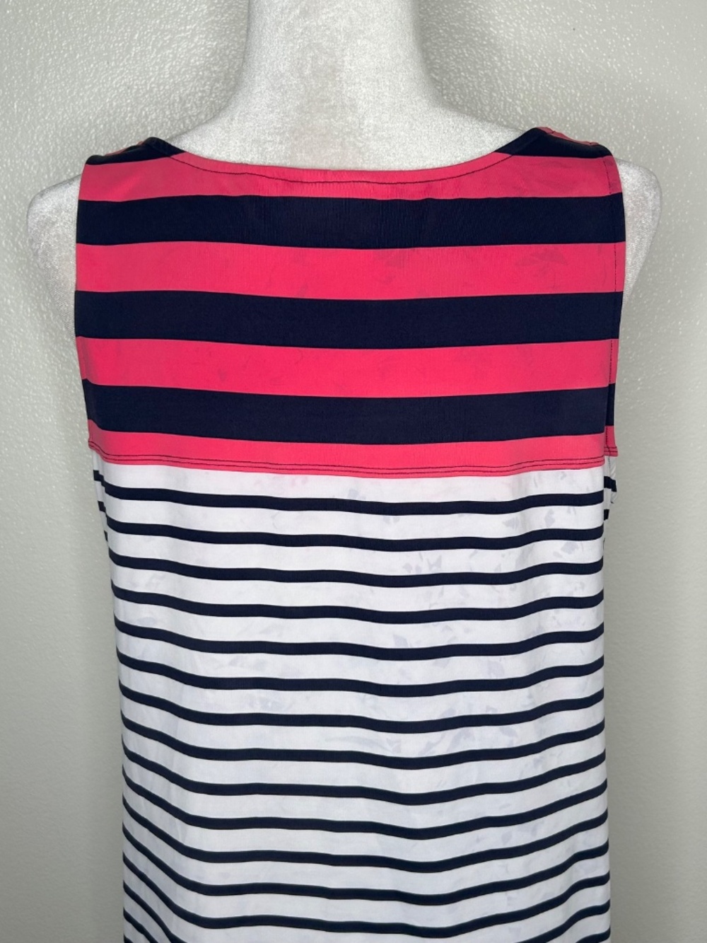 Tommy Bahama Womens Striped Swim Tank Dress Coverup Size L Pockets - Picture 7 of 10